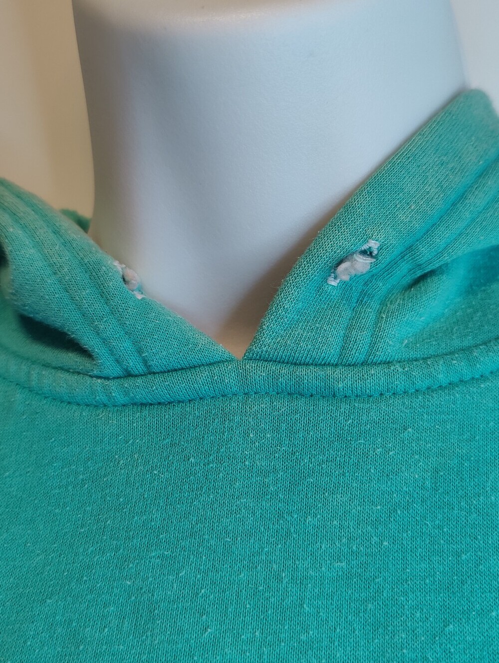Vintage Y2K GFS Coed ESU Warriors Hoodie Green Pink Sz M - Picture 3 of 6